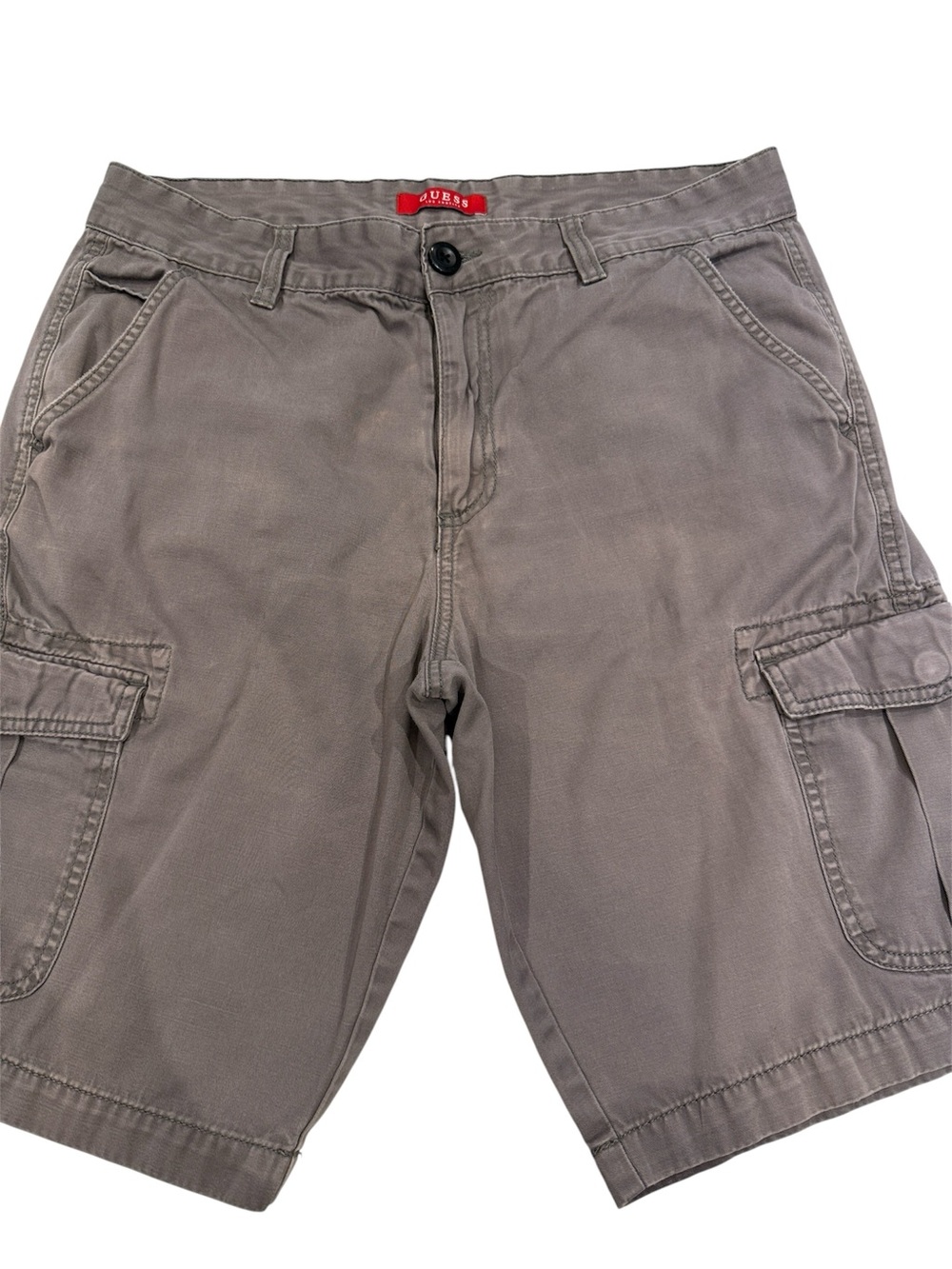 Guess Men's Gray Cargo Shorts